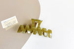 11cm Acrylic Wavy Claw Clip - Bumble & Bleat Soapery