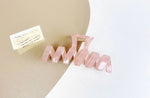 11cm Acrylic Wavy Claw Clip - Bumble & Bleat Soapery