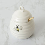 Bee Honey Pot With Dipper - Bumble & Bleat Soapery