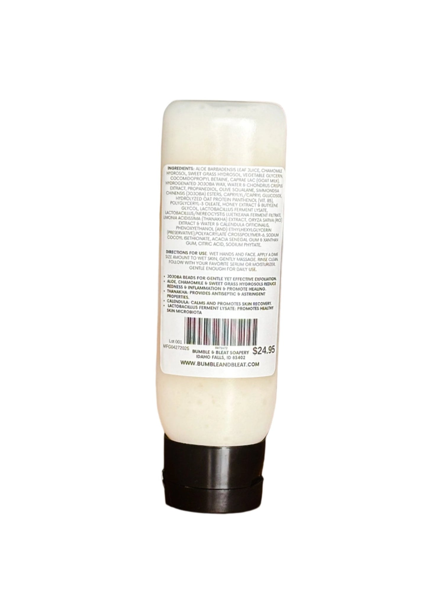 Clarify Exfoliating Gel - Cream Cleanser - Bumble & Bleat Soapery