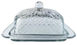 Cut Recycled Glass Butter Dish - Bumble & Bleat Soapery