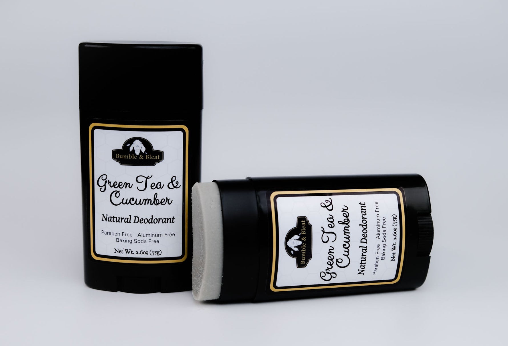 Green Tea & Cucumber Natural Deodorant - Bumble & Bleat Soapery