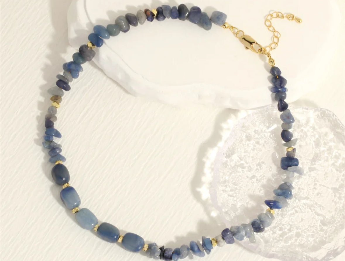 Irregular Cut Gemstone Necklaces - Bumble & Bleat Soapery