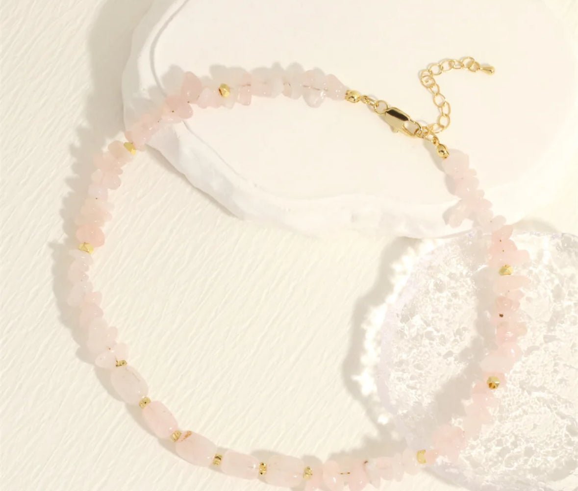Irregular Cut Gemstone Necklaces - Bumble & Bleat Soapery