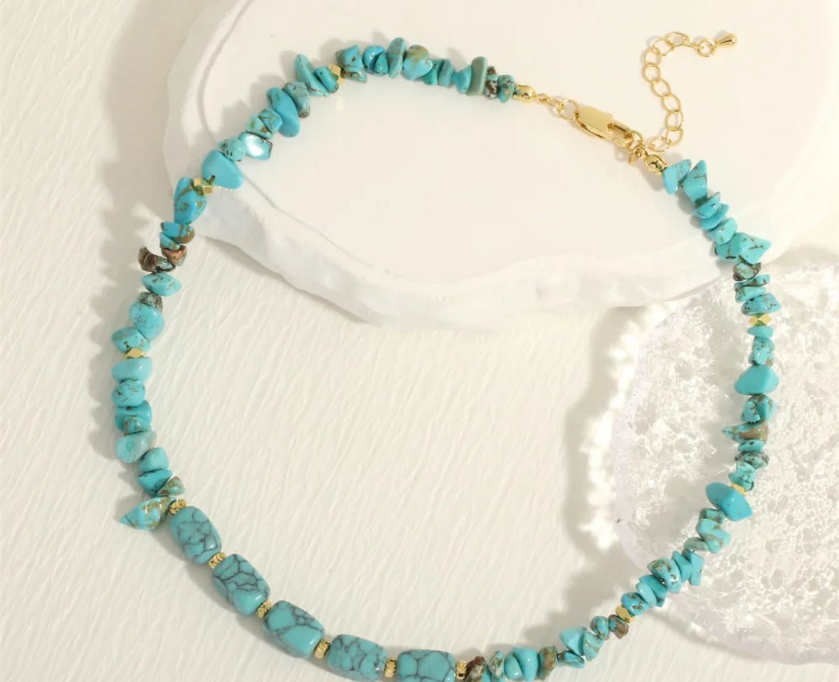 Irregular Cut Gemstone Necklaces - Bumble & Bleat Soapery