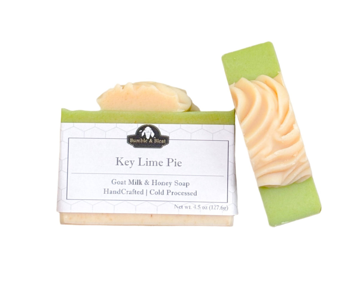 Key Lime Pie Goat Milk & Honey Soap - Bumble & Bleat Soapery