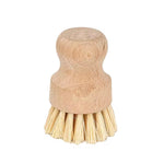 Natural Bamboo Dish Scrubber with Replaceable Plant Bristles | Sisal or Palm Fiber | Eco - Friendly Kitchen Brush - Bumble & Bleat Soapery