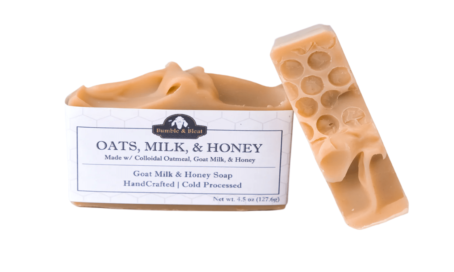 Oats, Milk, & Honey Soap Bar - Bumble & Bleat Soapery