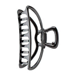 Open Shape Claw Clip - Hematite - Bumble & Bleat Soapery
