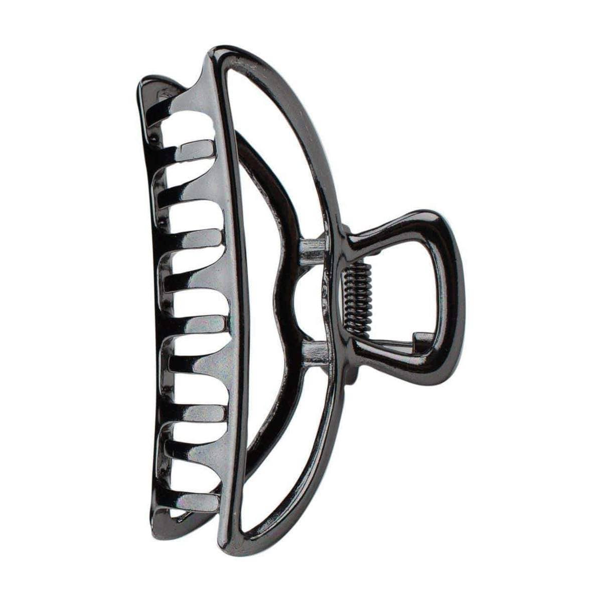 Open Shape Claw Clip - Hematite - Bumble & Bleat Soapery