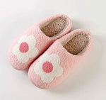 Pink Flower Fleece Slipper - Bumble & Bleat Soapery