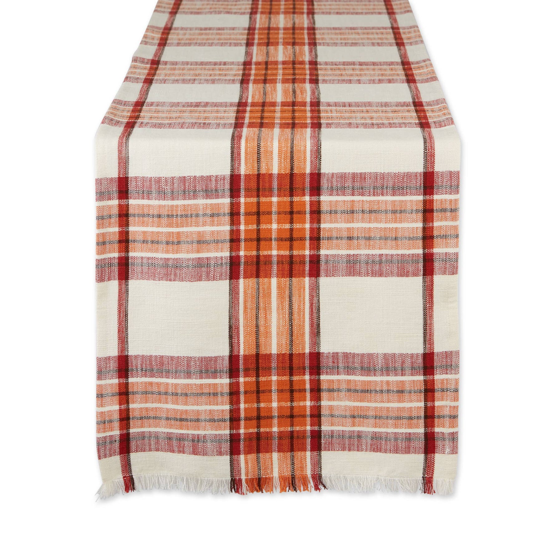 Pumpkin Spice Plaid Table Runner - Bumble & Bleat Soapery