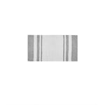 Reversible Cotton Bathroom Rug, Grey - Bumble & Bleat Soapery
