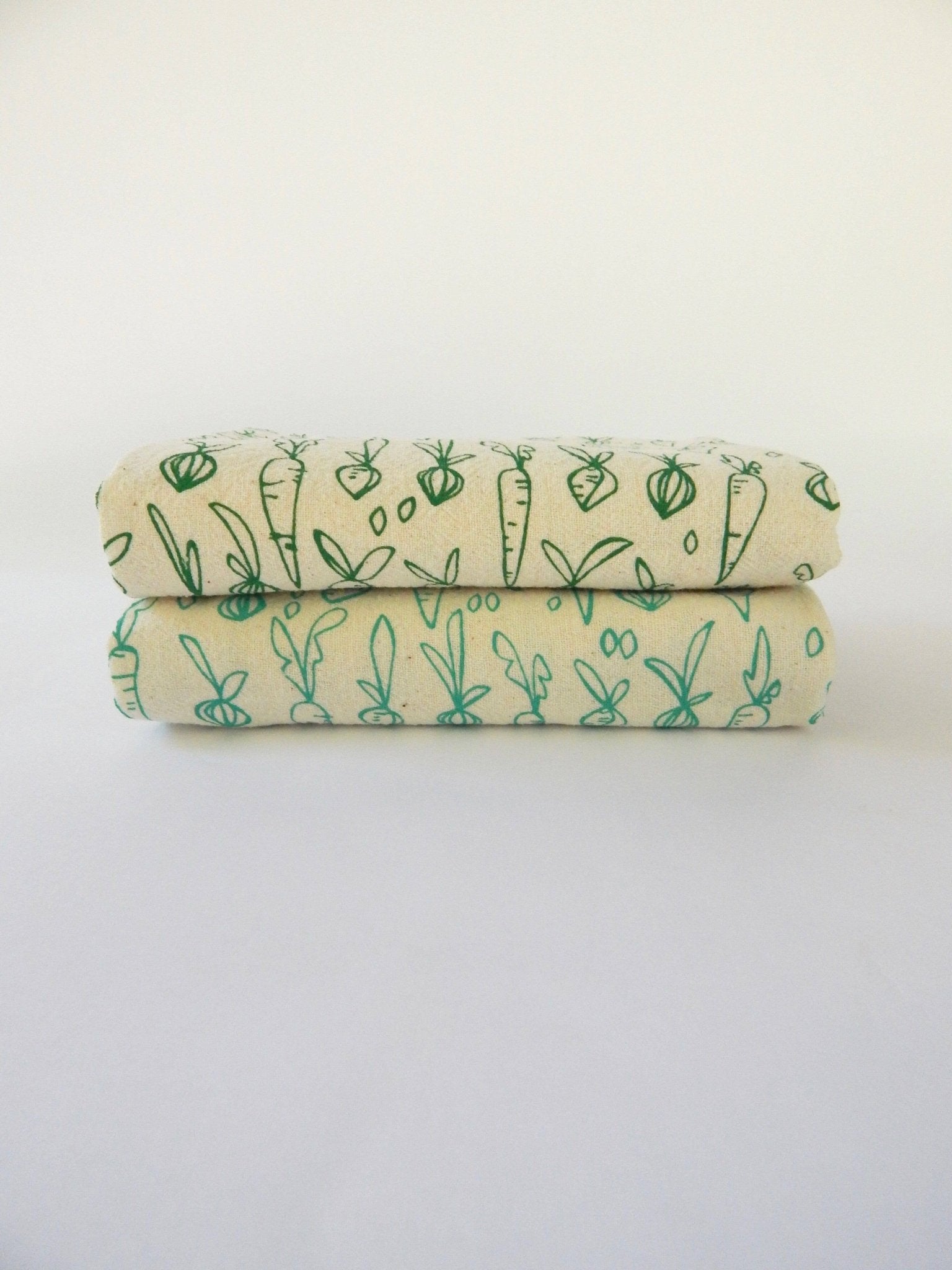 Root Vegetable Kitchen Towel, Tea Towel - Bumble & Bleat Soapery