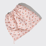 Satin - Lined Flexi Shower Cap - Cherry Print - Bumble & Bleat Soapery