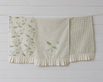 Tea Towels - White Hydrangea, 3Pc Set - Bumble & Bleat Soapery