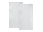 Timaru Turkish Cotton Bath Mats White - Bumble & Bleat Soapery