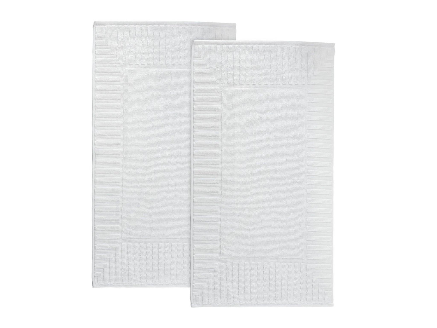 Timaru Turkish Cotton Bath Mats White - Bumble & Bleat Soapery